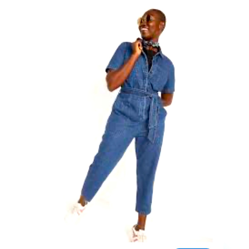 Old Navy, coveralls, belted, short sleeve
